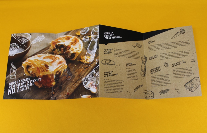 Bake Shack Double-Z Fold Brochure