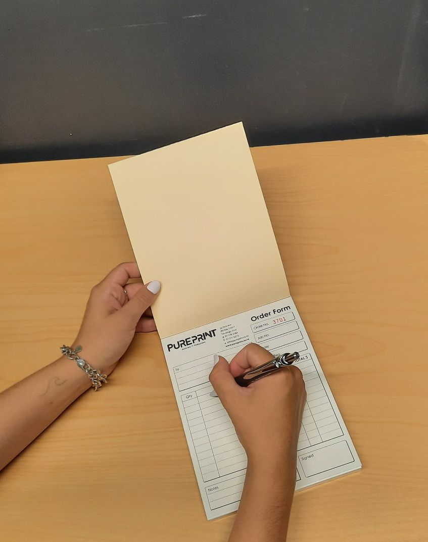 Carbonless Paper Order Form