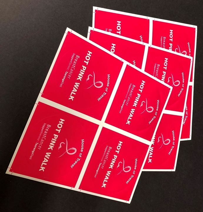 House of Travel "HOT PINK WALK" Stickers