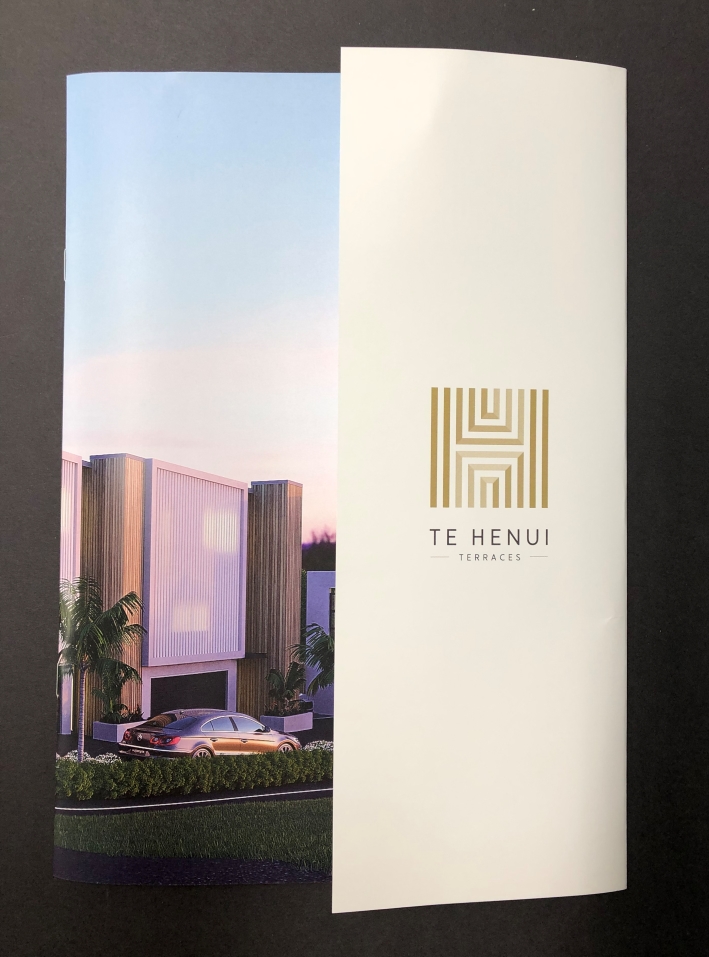 Oversize A3 Brochure for Te Henui Terraces