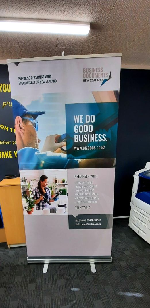 Biz Doc's Pull-Up Banner