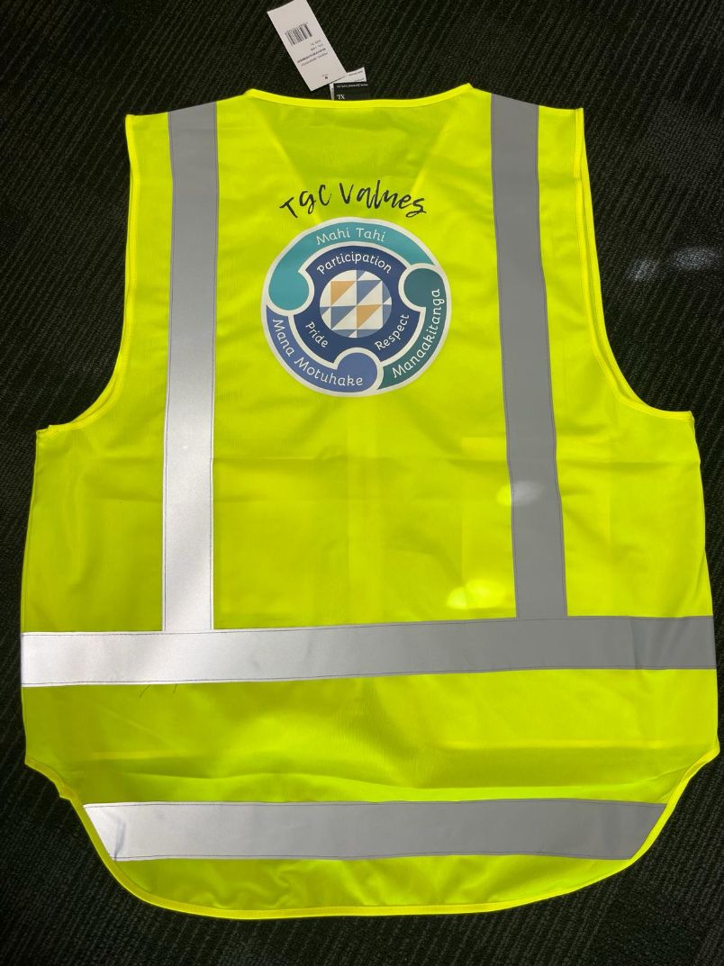 Tauranga Girls College Branded High Vis Vest