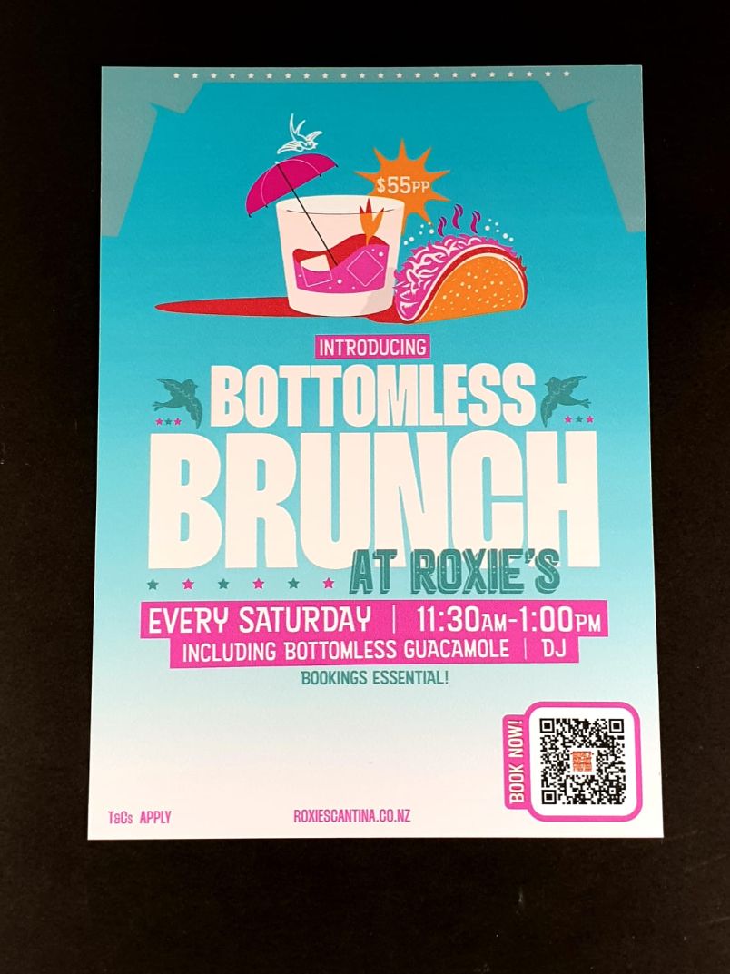 Roxie’s Bottomless Brunch Poster