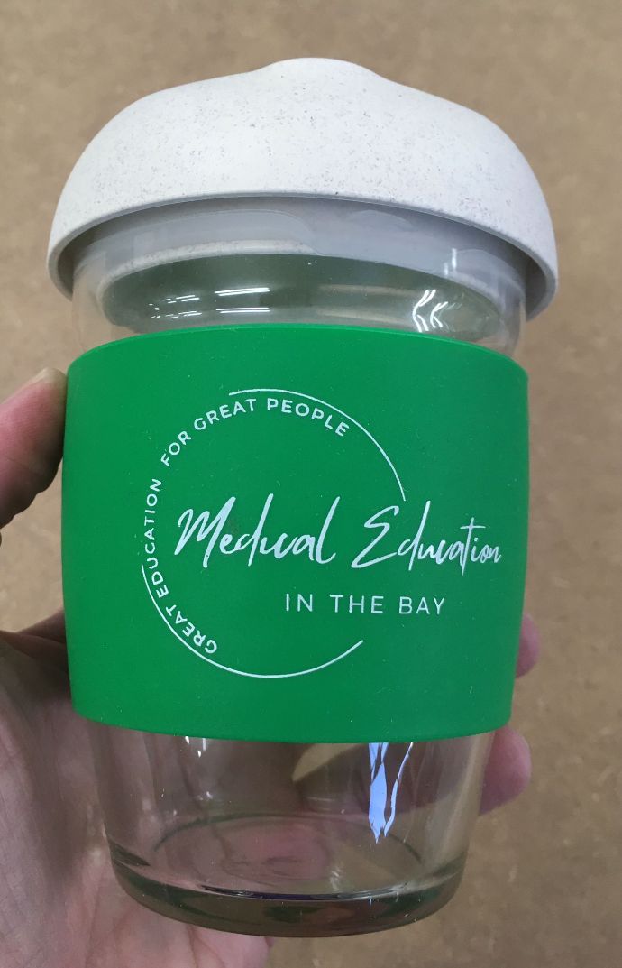 Medical Education in the Bay Branded Coffee Cup