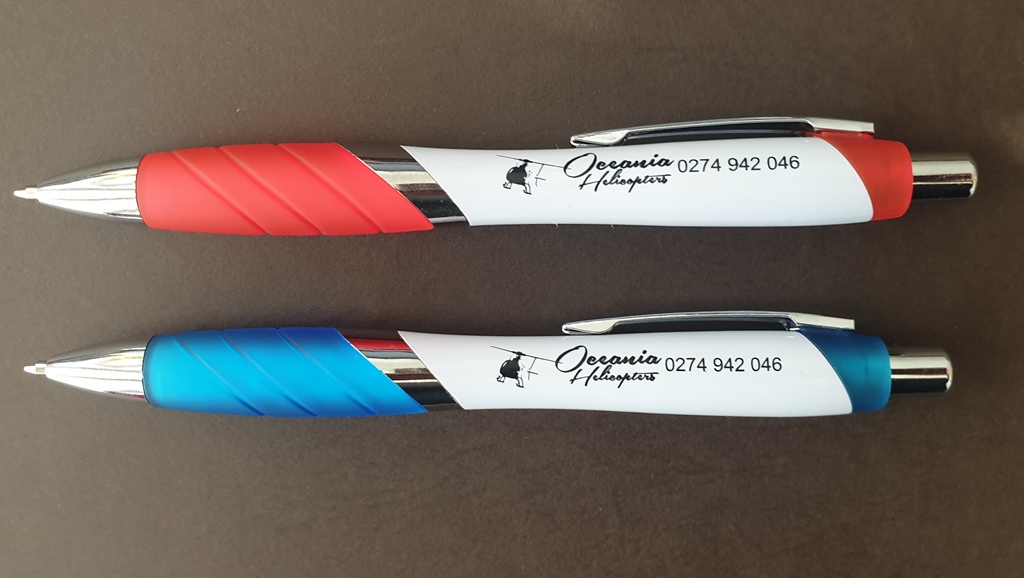 Branded Promotional Pens for Oceania Helicopters