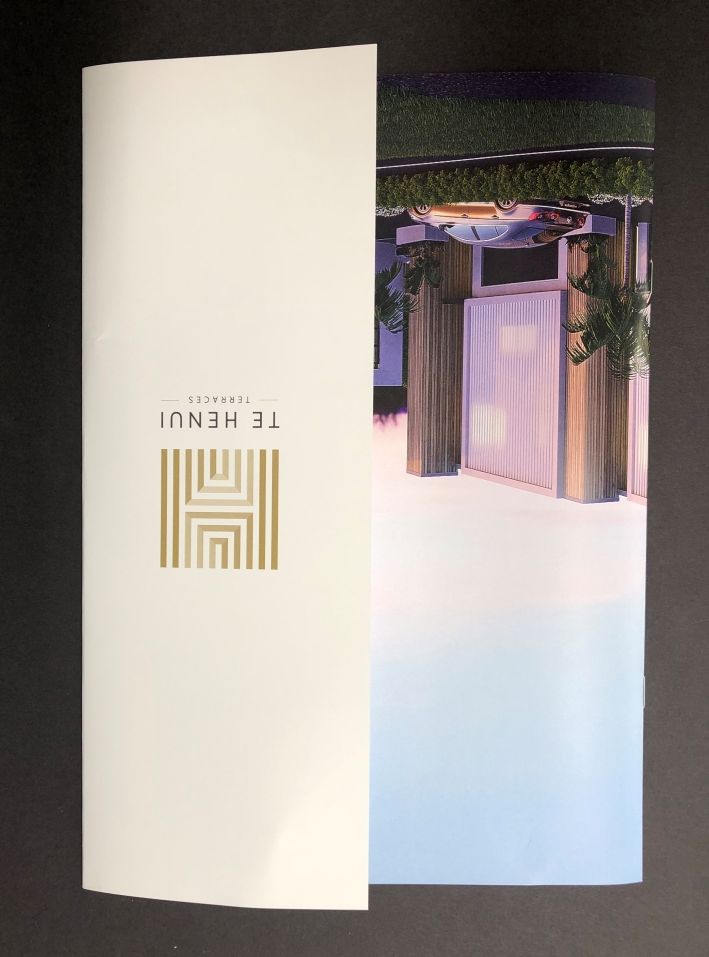 Oversize A3 Brochure for Te Henui Terraces