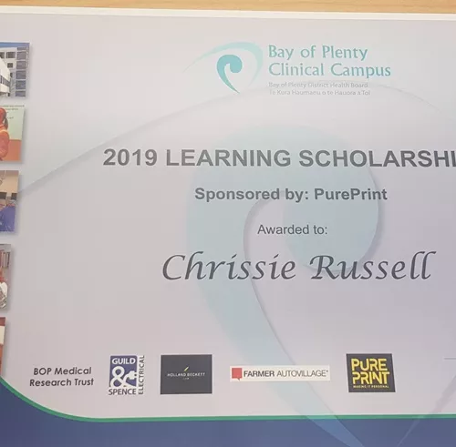 ​2019 Learning Scholarship Winner - BOP Clinical Campus